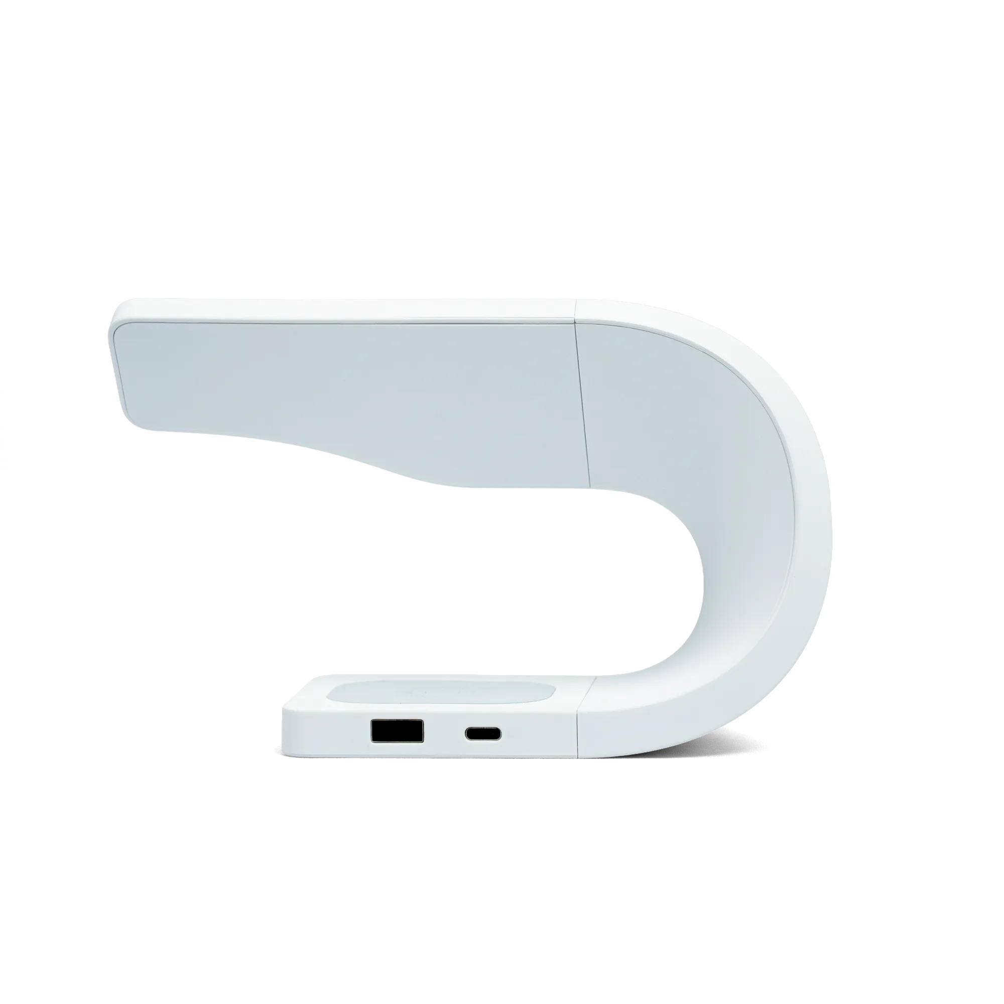 iPhone charging dock with USB ports 3-in-1 MagSafe wireless station ivory white