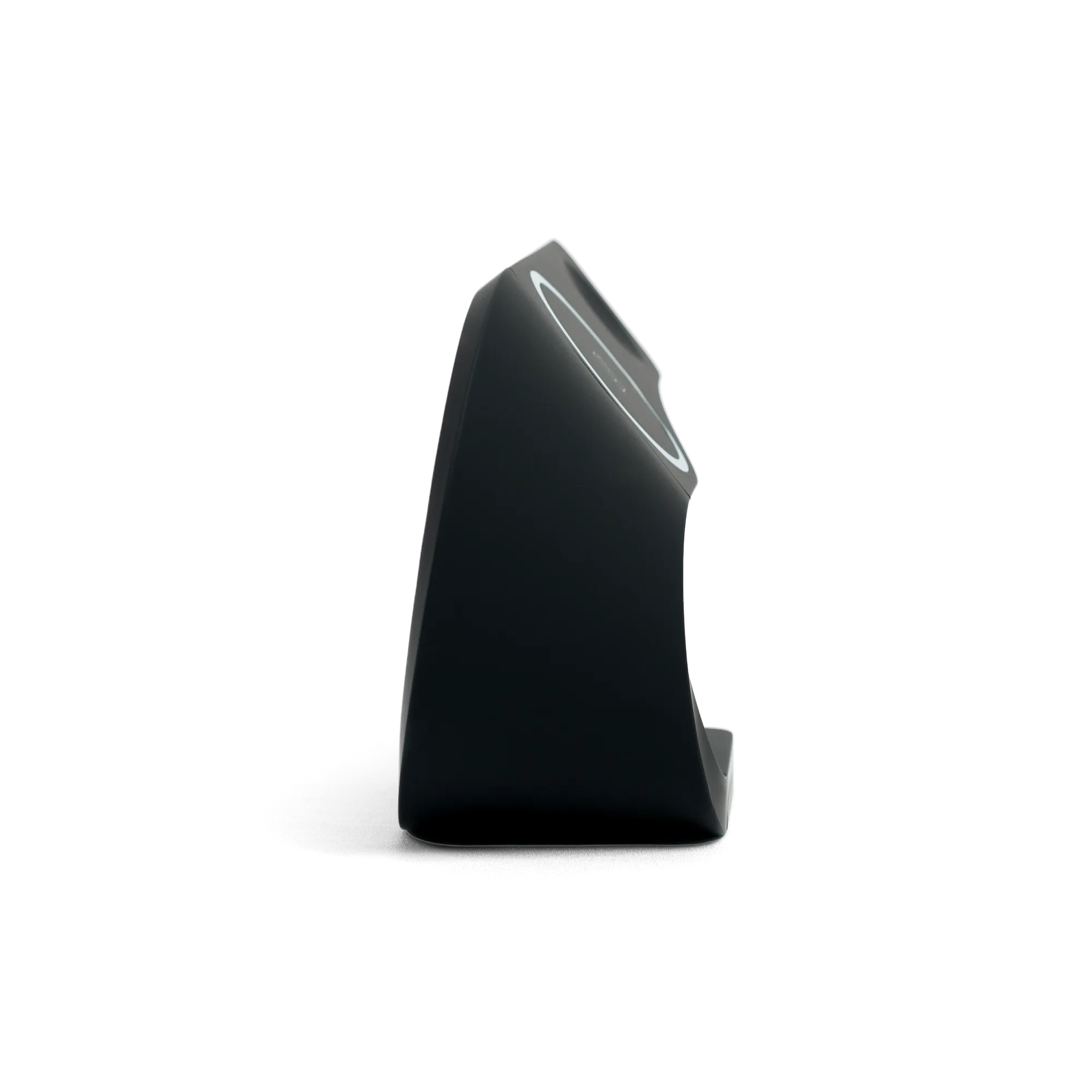 SIMPLI Apple charging dock side view wireless 3-in-1 station midnight black#color_midnight-black