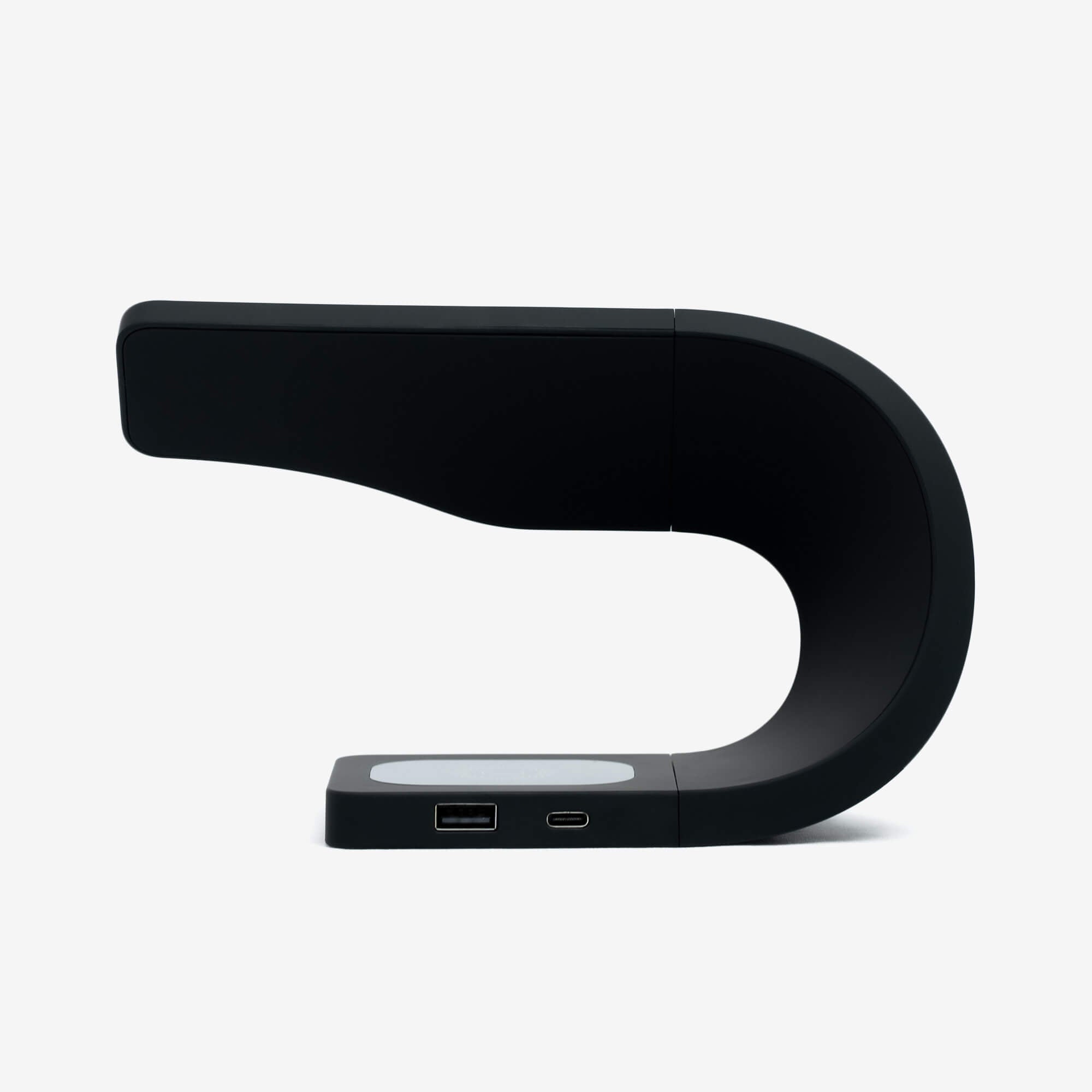 Simpli 3 - in - 1 Wireless Charging Station - Modern Standard#color_midnight-black