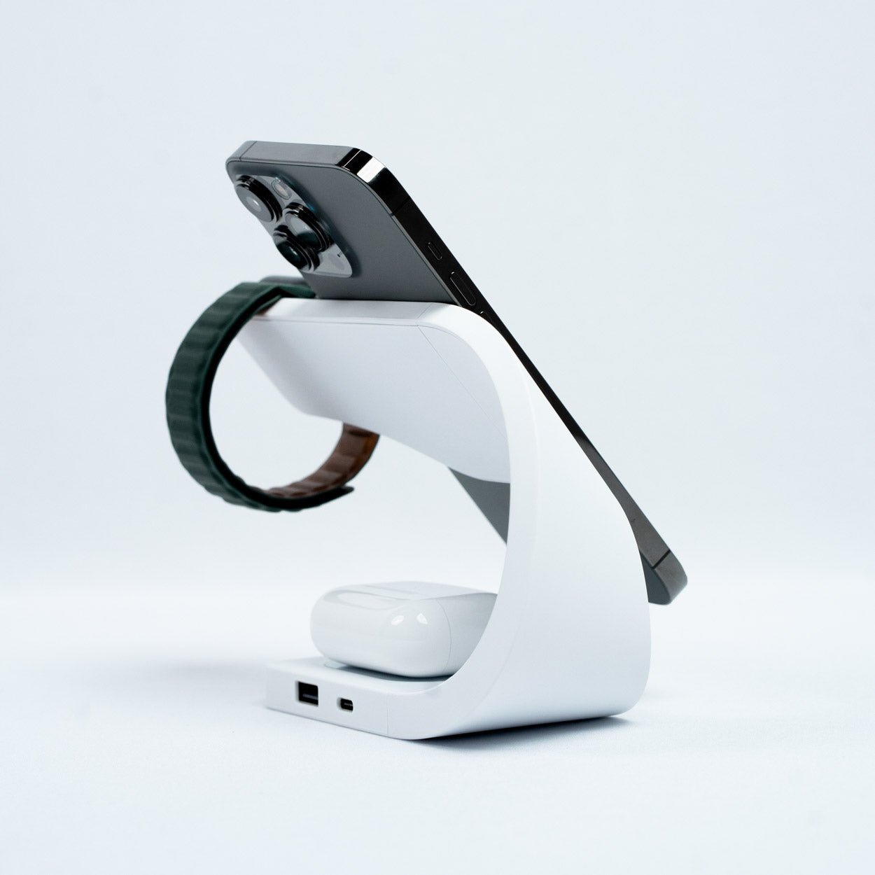 Simpli 3-in-1 Wireless Charging Station - Modern Standard