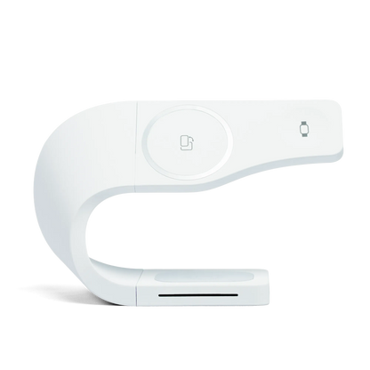 Wireless charging station 3-in-1 MagSafe iPhone Apple Watch AirPods SIMPLI ivory white