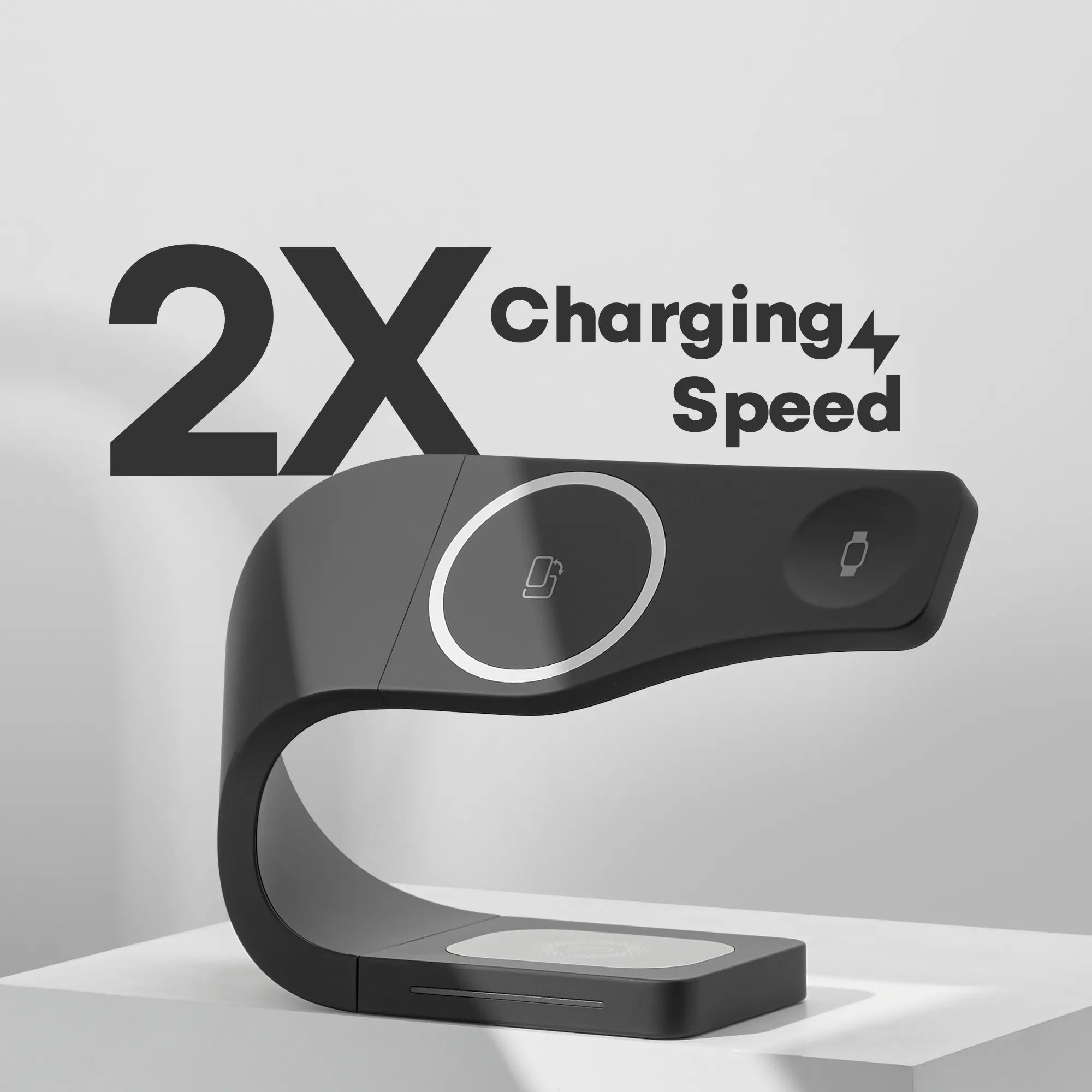 Fast MagSafe charging station 2X charging speed for iPhone Apple Watch wireless dock
