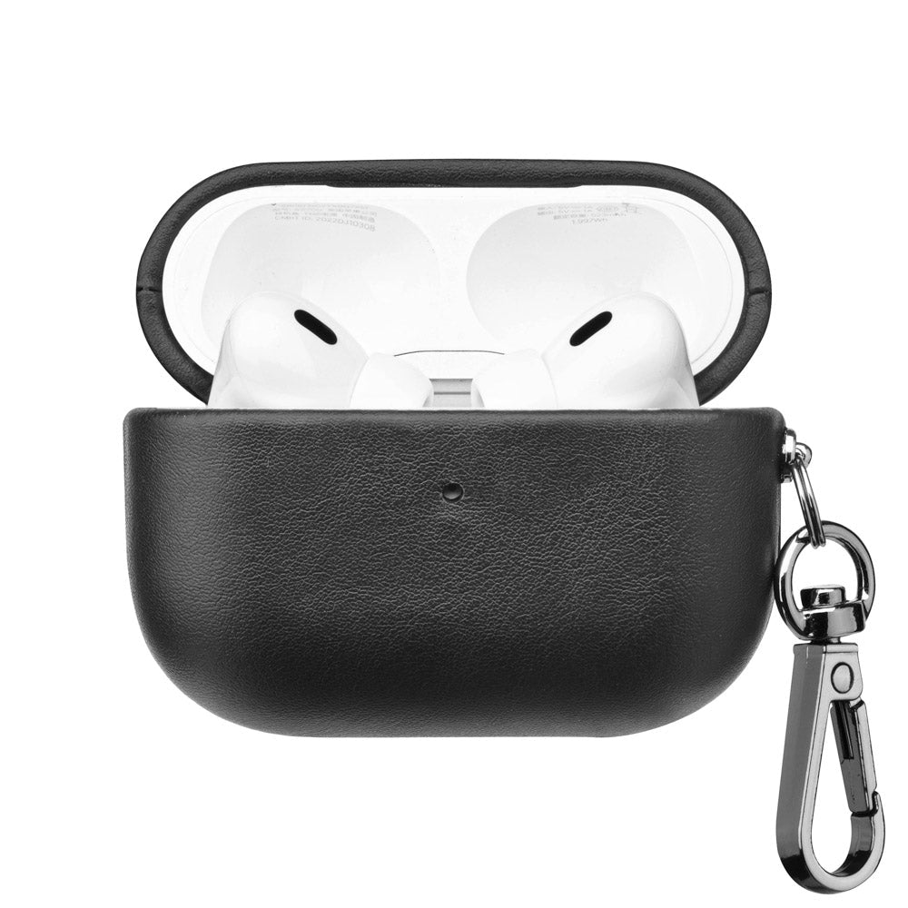 AURA AirPods Pro Leather Case - Modern Standard#color_midnight