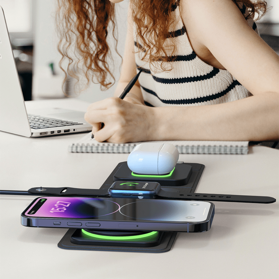 Cubica 3 - in - 1 Wireless Charger - Modern Standard