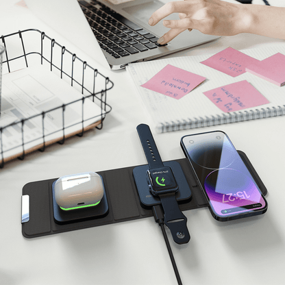 Cubica 3 - in - 1 Wireless Charger - Modern Standard