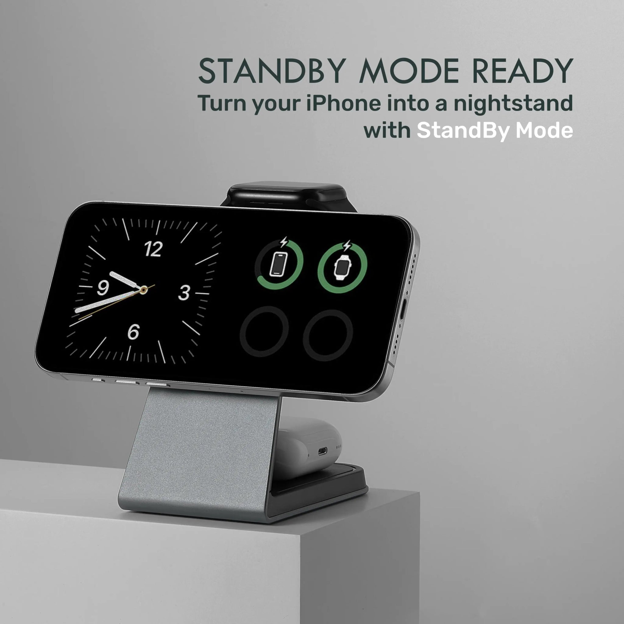 MAGNITIS 3 - in - 1 Wireless Charging Station - Modern Standard