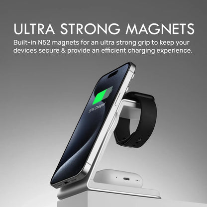 MAGNITIS 3 - in - 1 Wireless Charging Station - Modern Standard