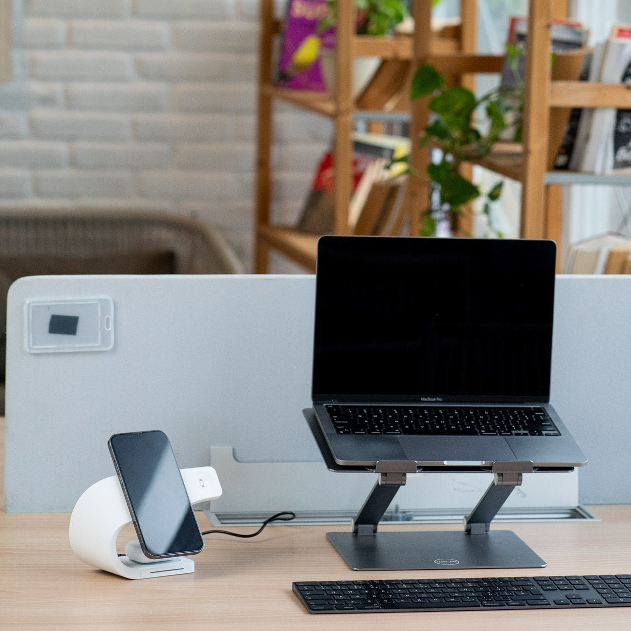 Simpli 3-in-1 Wireless Charging Station - Modern Standard - Laptop, Desk &amp; Keyboard
